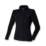 SF Women Microfleece Jacke mit Reißverschlusstaschen für Damen, Black XS, SF28 – Bild 3