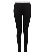 SF Women SF Leggings mit Jacquard-Bund, Black/White XL, SF426 – Bild 4