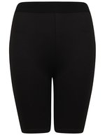 SF Women Fahrrad-Shorts mit Jacquard-Bund für Damen – Black/Black