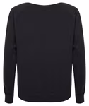 SF Women Raglan Sweatshirt Boat-Neck Heather for Women, Heather Grey S, SF513 – image 4