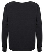 SF Women Raglan Sweatshirt Boat-Neck Meliert für Damen, Heather Grey S, SF513 – Bild 4