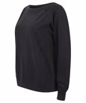 SF Women Raglan Sweatshirt Boat-Neck Heather for Women, Heather Grey S, SF513 – image 6