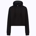 Women´s Cropped Slounge Hoody – Black