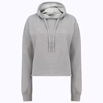 Women´s Cropped Slounge Hoody – Heather Grey