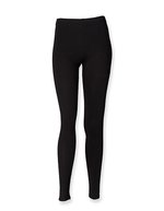 SF Women Leggings SF64 aus Baumwolle-Elasthan für Damen, Black XS, SF64 – Bild 2