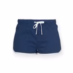 SF Women Retro Shorts made of Cotton with Cuffs for Women, Red/White M, SF69 – image 3