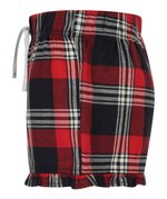 SF Women Damen-Shorts mit Schottenmuster und Volants, Red-Navy Check XXS, SF82 – Bild 6