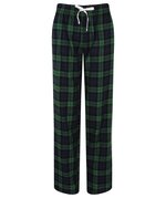 SF Women Tartan Loungehose aus Flanell-Twill, Navy-Green Check M, SF83 – Bild 3