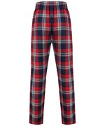 SF Men Karierter Langarm-Schlafanzug aus Baumwolle, Red-Navy Check XS, SFM074 – Bild 10
