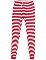 SF Men Jogginghose mit Kordelzug für Herren, Navy/White Stripes XS, SFM086 – Rosso/Bianco Stripes