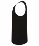 SF Men Sleeveless Melange T-Shirt with Stretch, Black M, SFM123 – image 5