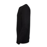 SF Men Langarm T-Shirt mit Stretch und Enzymwäsche, Black S, SFM124 – Bild 5