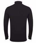SF Men Long-Sleeve Shirt with Roll Neck and Slim-Fit, Black S, SFM125 – image 4