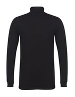 SF Men Langarmshirt mit Rollkragen und Slim-fit, Black S, SFM125 – Bild 2