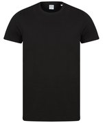 SF Men Bio-Baumwoll T-Shirt mit Rundhalsausschnitt, Black XXS, SFM140 – Bild 3