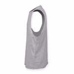 SF Men Sleeveless T-Shirt with Ribbed Neckline, Black S, SFM232 – image 5