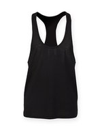 SF Men Ärmelloses Fashion T-Shirt Skinnifit Schnitt – Black