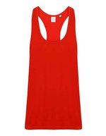 SF Men Ärmelloses Fashion T-Shirt Skinnifit Schnitt – Bright Red