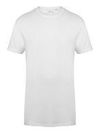 SF Men Extralanges T-Shirt mit Dipped Hem, Black S, SFM258 – White