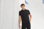 SF Men Slim Fit Polo aus Mikro-Piqué, Black S, SFM42 – Bild 1