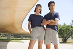 SF Men Short de jogging durable en Coton régénéré, Black 3XL, SFM432 – image 2