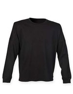 SF Men Übergroßes Sweatshirt mit Sloganprint, Black XXS, SFM514 – Bild 1