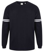 SF Men Übergroßes Sweatshirt mit Sloganprint, Black XXS, SFM514 – Bild 3