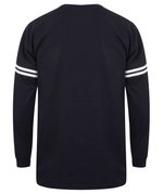 SF Men Übergroßes Sweatshirt mit Sloganprint, Black XXS, SFM514 – Bild 4