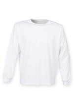 SF Men Übergroßes Sweatshirt mit Sloganprint, Black XXS, SFM514 – Bianco