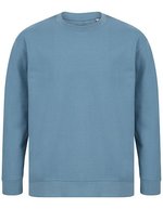 SF Men Nachhaltiger Sweat mit dropped Tail-Saum, Black XXS, SFM530 – Stone Blue