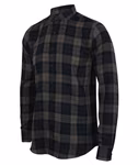 SF Men Twill a quadri taglio Uomo con Button-down, Navy Check L, SFM560 – immagine 5
