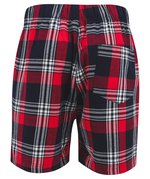 SF Men Tartan Lounge-Shorts aus Baumwoll-Flanell, Red-Navy Check XS, SFM82 – Bild 4