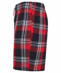 SF Men Shorts Lounge Tartan in Flanella di Cotone, Red-Navy Check M, SFM82 – immagine 6