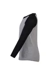 SF Minni Langarm Raglan T-Shirt Baumwolle für Kinder, White/Red 11-12 Jahre, SM271 – Bild 6
