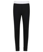 SF Minni Leggings mit Jacquard-Bund für Kinder, Black/White 5/6 Jahre, SM426 – Bild 3