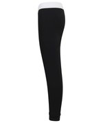 SF Minni Leggings mit Jacquard-Bund für Kinder, Black/White 5/6 Jahre, SM426 – Bild 6