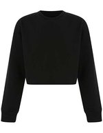 SF Minni Kinder-Sweater Cropped mit Oversize-Schnitt, Black 13 Jahre, SM515 – Bild 1