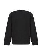 SF Minni Nachhaltiges Kinder-Sweatshirt mit Kurvensaum – Black