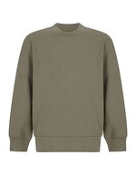 SF Minni Nachhaltiges Kinder-Sweatshirt mit Kurvensaum – Khaki