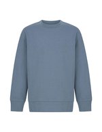 SF Minni Nachhaltiges Kinder-Sweatshirt mit Kurvensaum – Stone Blue
