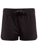 SF Minni Retro Kinder Shorts mit Ziehkordel – Black/Black