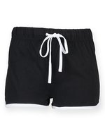 SF Minni Retro Kinder Shorts mit Ziehkordel – Black/White
