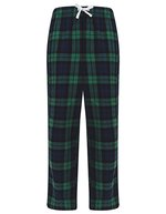 SF Minni Kinder-Tartan-Loungehose mit Rundum-Dehnbund – Navy-Green Check