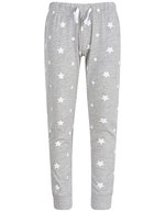 SF Minni Kids´ Cuffed Lounge Pants Red/White Stripes 5/6 Jahre (SM85) – Heather Grey/White Stars