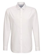 Men´s Shirt Shaped Fit Extra Longsleeve – White