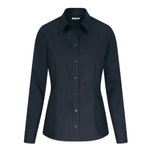 Women´s Blouse Regular Fit Long Sleeve – Mid Blue