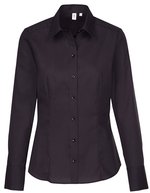 Women´s Blouse Regular Fit Long Sleeve – Black