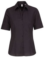 Women´s Blouse Regular Fit Short Sleeve – Black