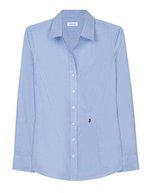 Seidensticker Bügelfreies Slim Fit Hemd mit Stickerei, New Check Light Blue - White 32, SN080619 – Bild 2