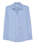 Seidensticker Bügelfreies Slim Fit Hemd mit Stickerei, New Check Light Blue - White 32, SN080619 – Bild 2